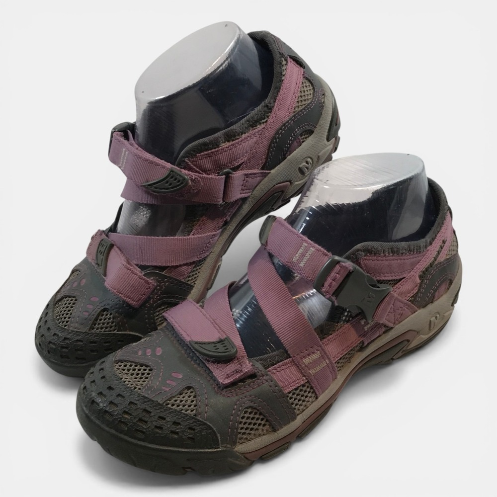 Merrell‎ WaterPro Sable Purple Strappy Water Shoes Vibram Soles Womens US 8.5